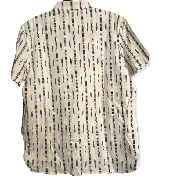 Karl Lagerfeld Aztec Snap down Short sleeve collar shirt - Picture 5 of 6